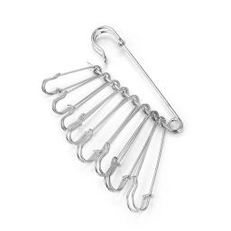 Alfinetes de segurança para DIY Iron, Silver and Golden Needles, Broche para acessório de vestuário, Broche Supply, 45mm, 50mm, 55mm, 60mm, 65mm, 70mm, 75mm, 80 milímetros, 100 milímetros, 20PCs - Image 3