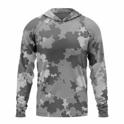 Camisas de pesca masculinas com capuz, esporte ao ar livre, secagem rápida, roupas de pesca masculinas, roupas anti UV ciclismo, plus size, novo, 2023 - Image 4