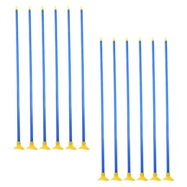 Conjunto de 12 Dardos com Ventosas para Arco e Flecha - Brinquedo de Treinamento Infantil em PVC Plástico