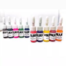 Pigmento de Tinta com Caixa, Kits de Tatuagem Body Art, Tintas Profissionais de Beleza, Maquilhagem, 5ml, 10 Cores, 1Pc - Image 1