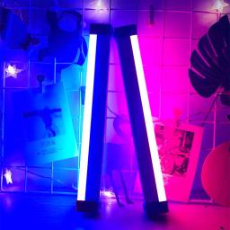 LED RGB Luz Fotografia Luz de Preenchimento, lâmpada atmosfera colorida, tubo vara luzes, quarto recarregável Decor - Image 1