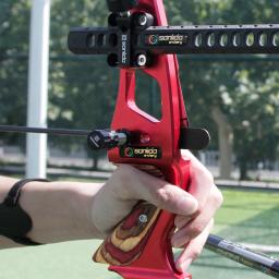 Sanlida x10 profissional tiro com arco flecha resto almofada êmbolo liga de magnésio ajustável mão direita arco recurvo tiro ao alvo - Image 3