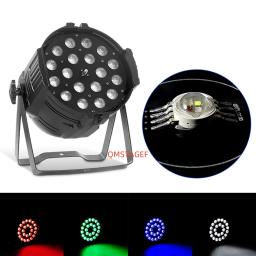 LED Zoom Wash Par Light para Palco, DJ, Disco, Bar, Concerto, 18x12W, 4in 1, 18x15W, 5in 1, RGBWA, 18W, 6em 1, RGBWAUV, DMX512, 2 PCes - Image 4