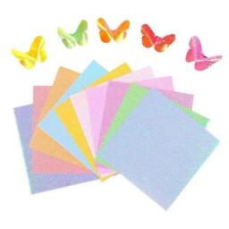 Origami recortes prático rebarba livre eco-friendly crianças glitter dobrável papéis para casa papel de cor crianças feito à mão - Image 5