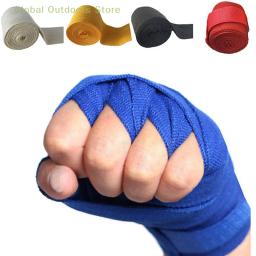 Bandagem De Boxe De Algodão Elástico, Sanda, Muay Thai, Karatê, Punho, Fitness, Protetor De Mão, Envoltório De Pulso, Handband, 1Pc - Image 3
