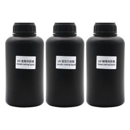 UV Ink Coating Líquido para Impressora Plana, UV Printer Fluid, Pretreatment Solution, Metal Vidro Acrílico Madeira e Cerâmica, 500ml - Image 2