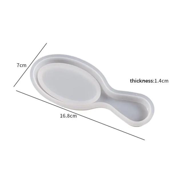 Molde de Silicone para Comb Air Cushion: DIY em Resina Epóxi para Jóias, Massagem e Artesanato