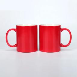 Sublimação térmica em branco mudança de cor mágica sensível caneca cerâmica água café leite copo para diy logotipo impressão fotos - Image 5