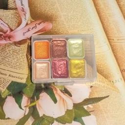 Paleta metálica portátil para pintura de unhas, perolado, tinta aquarela sólida, embalados à mão, estudante arte escola suprimentos - Image 5
