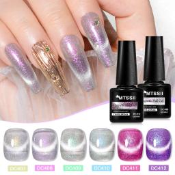 Aurora Cat Magnetic Esmalte Gel, Sparking Glitter, Laser Nail Art, Ímã Auroras, Semi Permanente, Gel UV, 7ml - Image 2