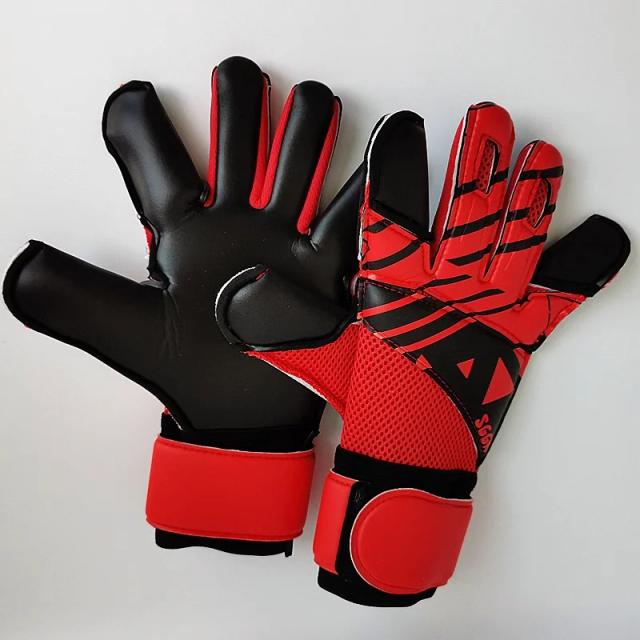 Luvas de Goleiro de Futebol Com Látex Respirável e Costura Interna Espessada - Corte VG Antiderrapante e Absorvente de Choque 4mm