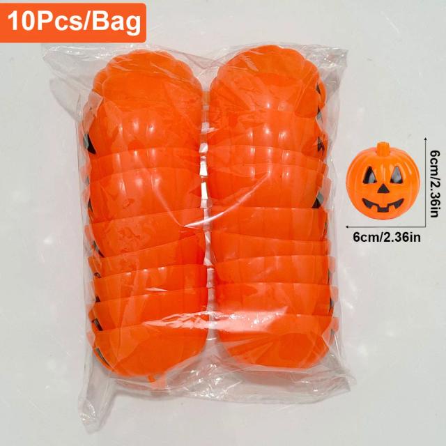 Caixas de Doces de Abóbora para Halloween - Decoração de Mesa de Festa, 10 Peças para Trick or Treat