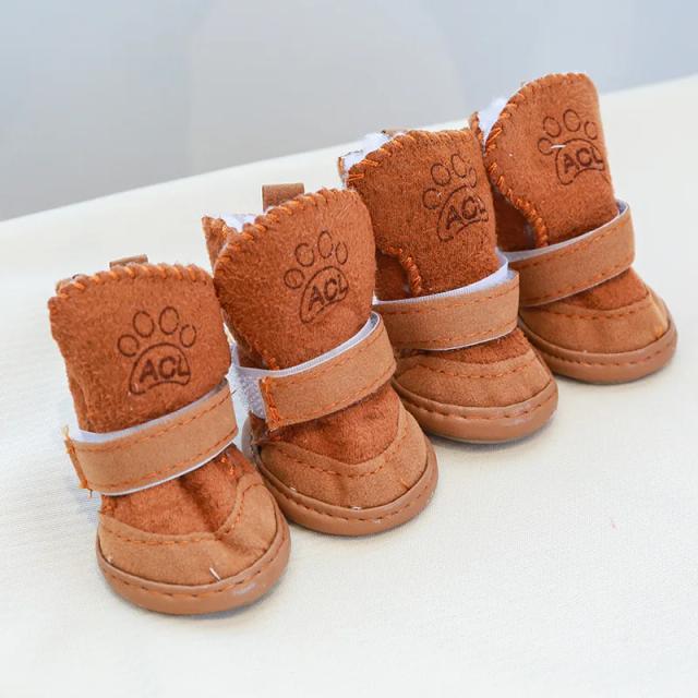Botas de Inverno Antiderrapantes para Cães: Sapatos Quentes para Chihuahua e Shih Tzu - Melhores Vendas 2022