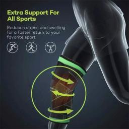 Compressão Joelheiras para Artrite, Joelheiras, Apoio Conjunto, Segurança Esportiva, Voleibol, Ginásio, Esporte Brace Protector, 1Pc - Image 3