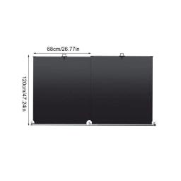 Pára-sol retrátil para carro, Pára-brisa automático, Proteção térmica, Practical Sun Shade, Front Window Shield - Image 6