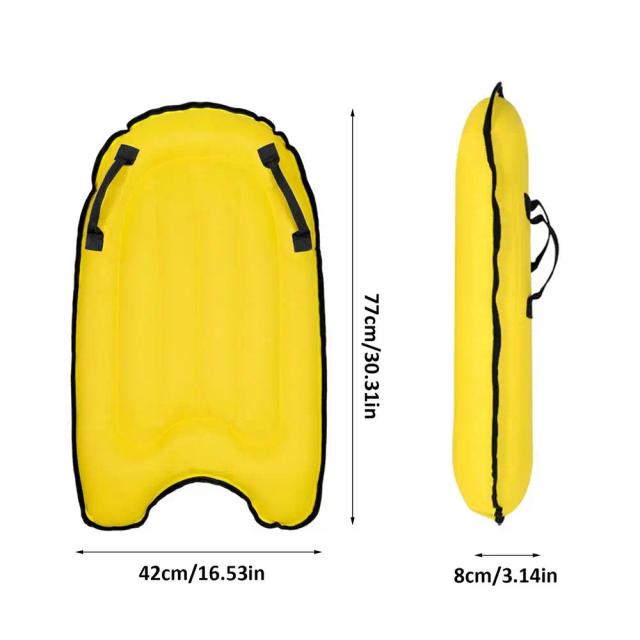Prancha Portátil Monocromática com Alça e Kickboard para Praia e Piscina - Tapete Flutuante e Pranchas Dobráveis