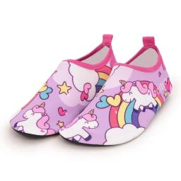 Crianças sapatos de natação seca rápida unicórnio crianças chinelo pantufa infantil sapatos de água calçado descalço meias do aqua para a piscina de praia criança - Image 6