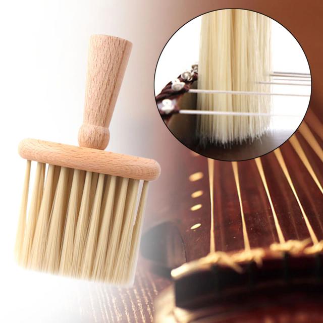 Escova de Limpeza para Guzheng, Ukulele e Violino - Cerdas Macias para Cuidados com Instrumentos Musicais