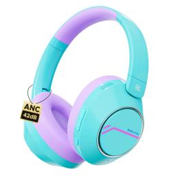 Nova1pro cancelamento de ruído ativo bluetooth5.4 fones de ouvido para crianças presente 40h playtime volume seguro 75/85/94db para ipad/tablet - Image 1