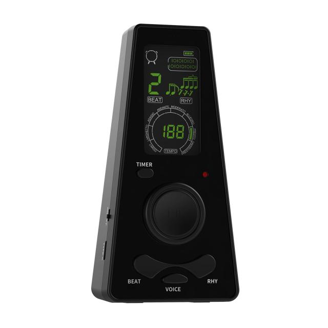 Metrônomo Digital Eletrônico Universal com Controle de Temporizador, Volume e Velocidade, Bateria com Alimentação USB