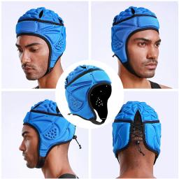 Ajustável EVA acolchoado Rugby capacete, headguard, chapelaria, protetor de cabeça para jovens adultos, patinação, futebol, equitação, esportes - Image 2