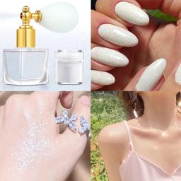 Spray de glitter corporal que brilha no escuro, maquiagem para festa, glitter extra fino, pó brilhante para festival, festa brilhante, dia das bruxas - Image 5