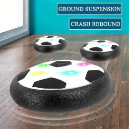 Suspensão Air Football Electric Levitate, brinquedo esportivo, ABS Hover Soccer Ball com luz LED, Prevenção de colisões internas para crianças - Image 2