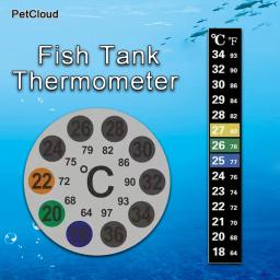 Aquário tanque de peixes geladeira termômetro adesivo vara-na medição digital adesivos de controle de temperatura de água suprimentos de aquário - Image 2