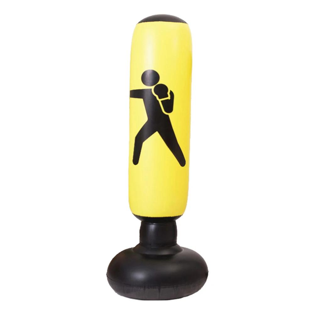 Saco de boxe inflável da aptidão 160cm pvc inflável espessamento boxe coluna tumbler luta coluna - Image 1
