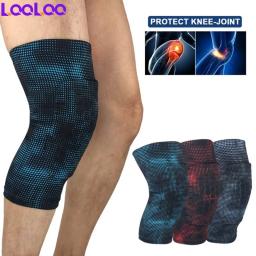 Joelheiras Respiráveis Honeycomb para Adultos, Basquete, Voleibol, Futebol, Esportes, Alívio Da Dor, Manga De Compressão Da Perna, 1Pc - Image 2