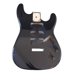 Corpo de guitarra elétrica barril de guitarra elétrica preto peça de guitarra por atacado para diy - Image 1