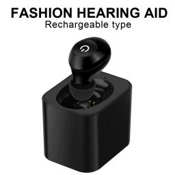 Recarregável Inner-Ear Discrição Aparelho Auditivo, Perda Auditiva, amplificador de áudio assistivo - Image 3