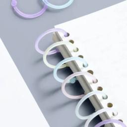 Folhas soltas Binder Anéis, Livro DIY Encadernação Anel, Cadernos Hoops, Álbuns Círculo, Material de Escritório, 15mm - Image 5