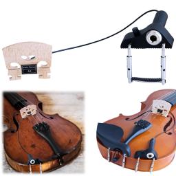 Autêntico acústico som violino ponte captador, órgão eletrônico, acessórios para 4/4 violino ponte - Image 6