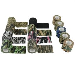 Fita de camuflagem militar, auto-adesiva, 5cm x 4.5m, melhor para a caça e acampamento ao ar livre - Image 4