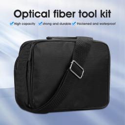 Fttth kit de ferramentas de fibra óptica fria carring sacos medidor de energia caneta vermelha fiber cleaver ferramenta saco kit - Image 2