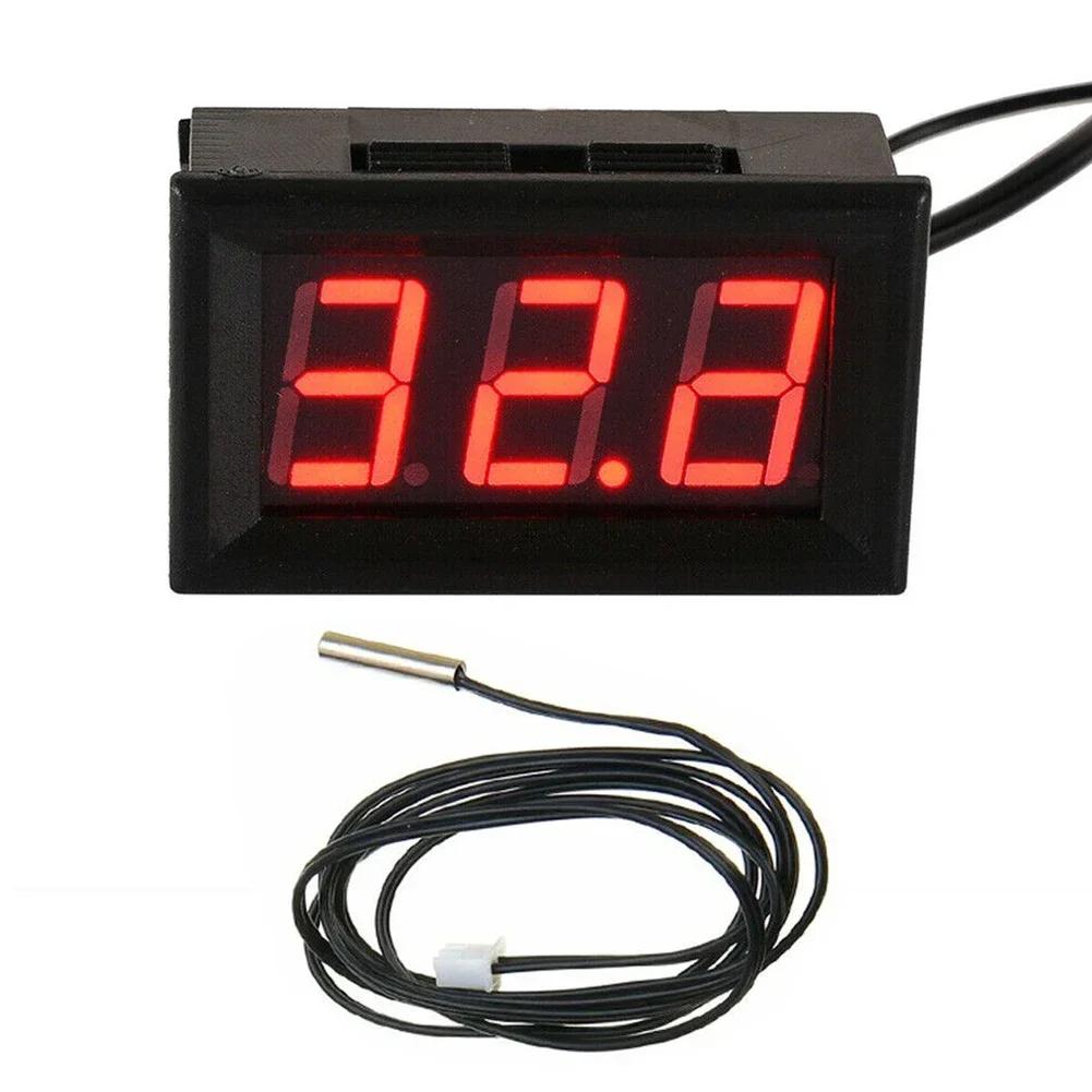 Temperatura eletrônica do interruptor digital de 12V LED -50 ~ 110 ℃   Termômetro digital de aquário de temperatura multifuncional - Image 1