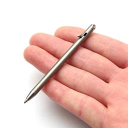 Portátil mini caneta de titânio edc gadget personalidade ao ar livre assinatura criativa caneta - Image 1