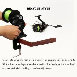 Linha De Pesca Ajustável Winder, braçadeira De Mesa Portátil, máquina De Carretel, equipamento De Reclaimer De Enrolamento De Fio - Image 3