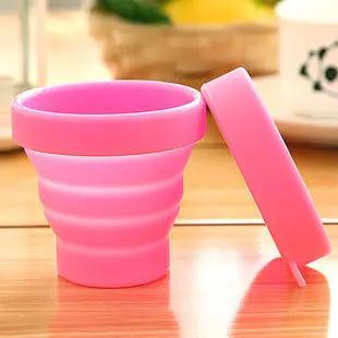 Copo Dobrável de Silicone Alta Qualidade para Doces, Bebidas e Café - Caneca Portátil para Viagem e Camping