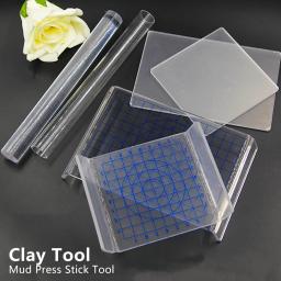 Ferramenta de argila, ferramenta de prensa de lama, ferramenta de modelagem, rolo de argila acrílica, argila de papel, plasticina macia, desenho de lodo, polímero, brinquedos para crianças - Image 1