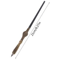 Caneta oblíqua para caligrafia, 1 peça, metal esculpido, artesanato, escritório, antiguidade - Image 6