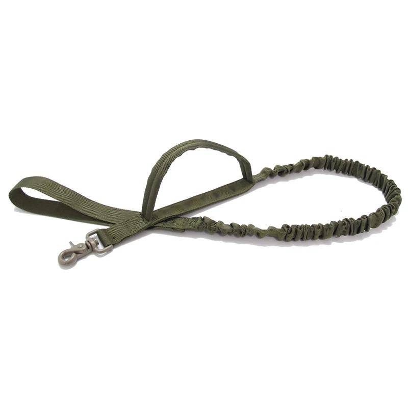 Trela tática do cão Bungee, liberação rápida, elástico leva corda, trelas do treinamento do cão militar, 2 alças - Image 1