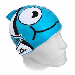 Touca de Natação em Silicone Kid Muvin Estampada com Alta Resistência para Treino e Lazer - Image 1