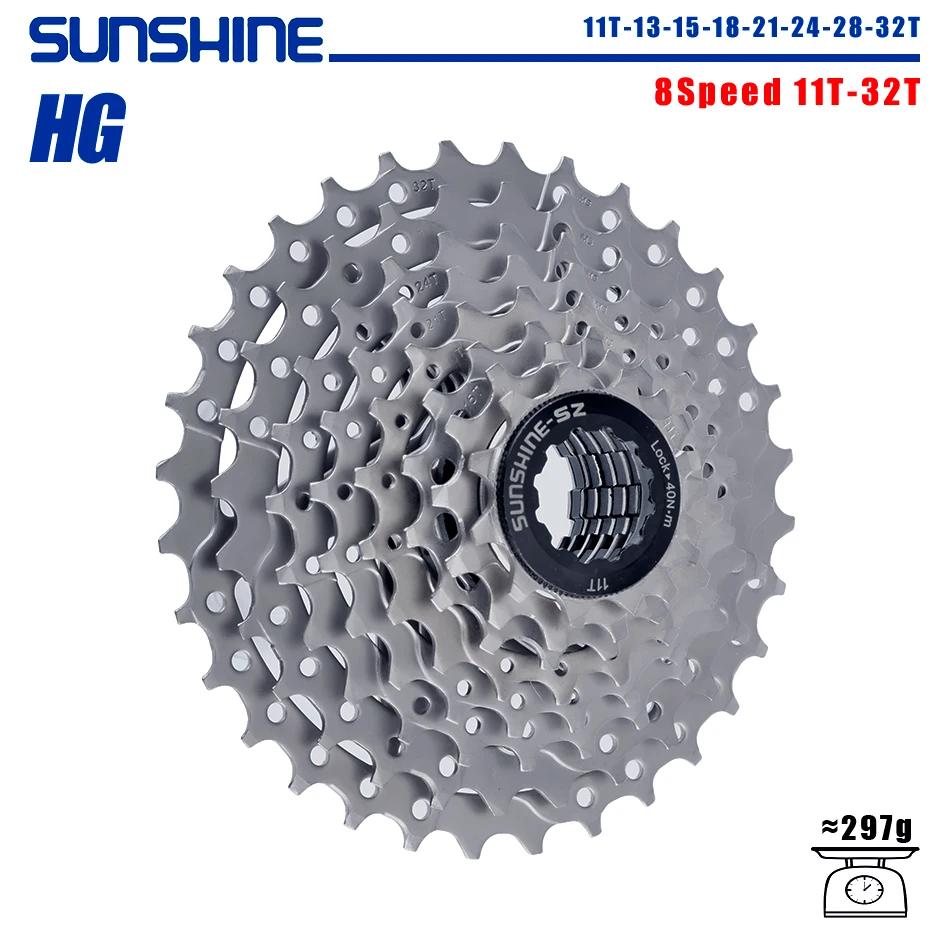 SUNSHINE-Bicicleta Cassette Freewheel, 8, 9, 10, 11, 12 velocidades, 32, 36T, 40T, 42T, 46T, 50T, 52T, roda dentada, estrutura HG, Volante para SHIMANO sram - Image 1