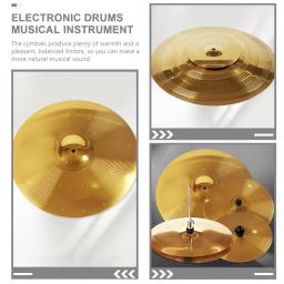 Metal Splash Pratos para Iniciantes, Prática Drum, Percussão Instrumentos, Instrumento Musical - Image 4