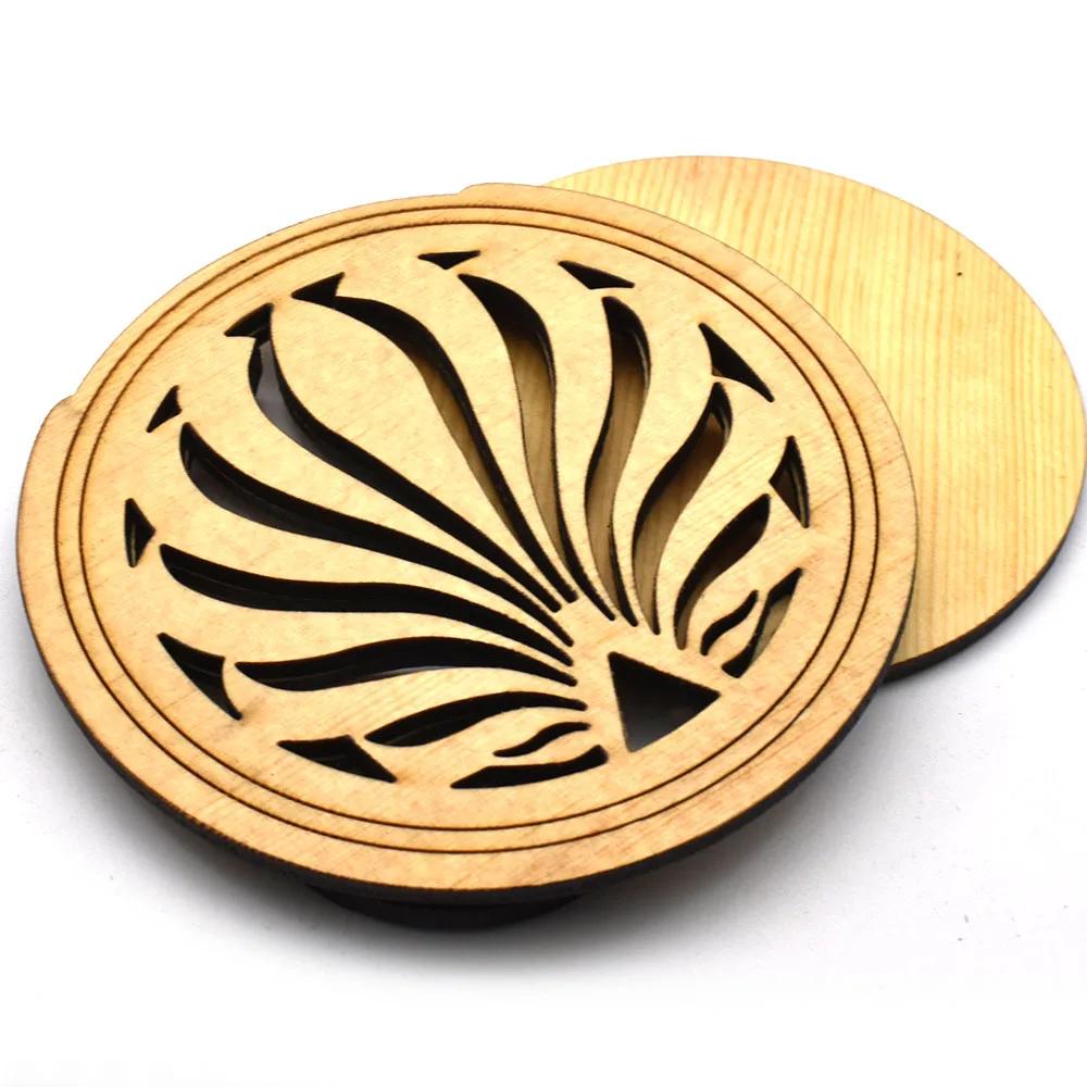 Capa de madeira Soundhole para guitarra, suporte de som, multi tipo, EQ, acústico, folk, 1pc - Image 1