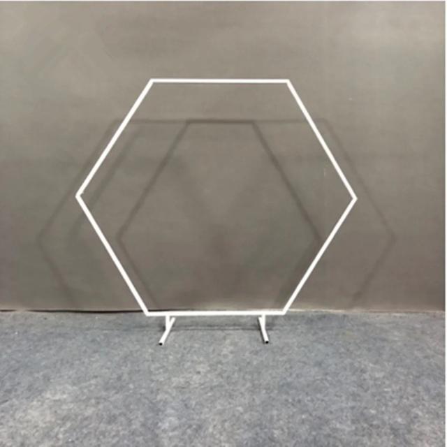 Kit de Balão de Metal Arco para Casamento e Festas ao Ar Livre - Suporte Decorativo com Círculo e Pano de Fundo para DIY e Flores Artificiais