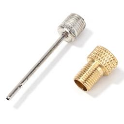 Kit Adaptador de Agulha para Pneu de Bicicleta Bola Bocal Inflar Peças da Bomba Kit Inflador De Tubo De Pneus De Basquete Ferramenta Bomba De Ar 4x - Image 5