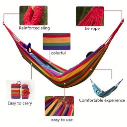 Portátil Outdoor Camping Hammock, 1-2 Pessoa Go Swing, cama pendurada, ultraleve, turista de dormir, Material de lona - Image 5